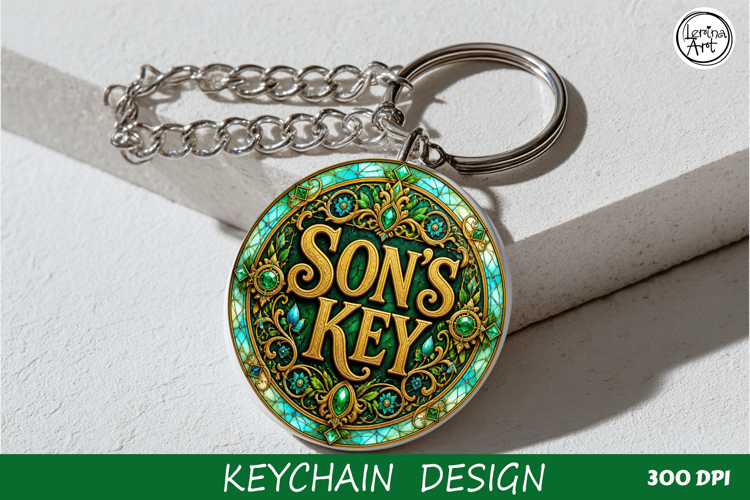 SON'S KEY / Key Collection. Coaster/keychain PNG