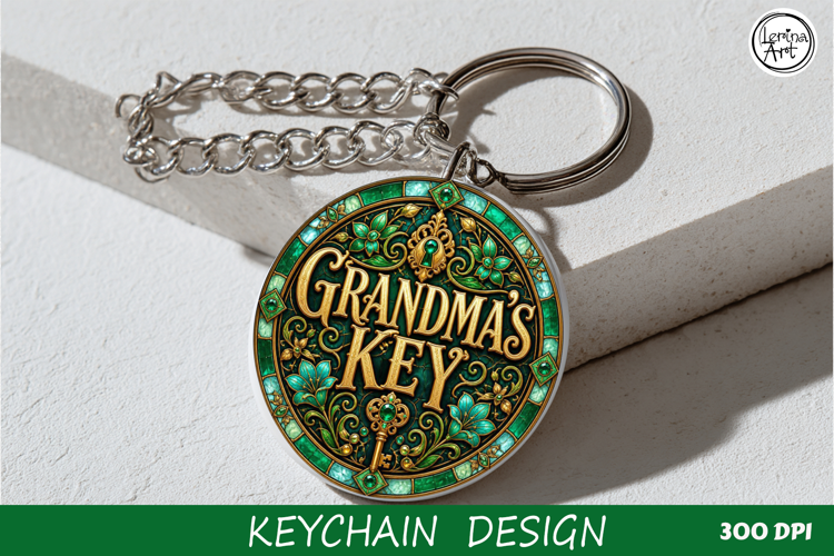 GRANDMA'S KEY / Key Collection. Coaster/keychain PNG