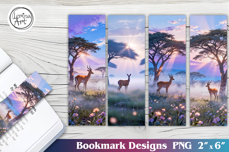 Deer Printable Bookmark 4 PNG/ Deer