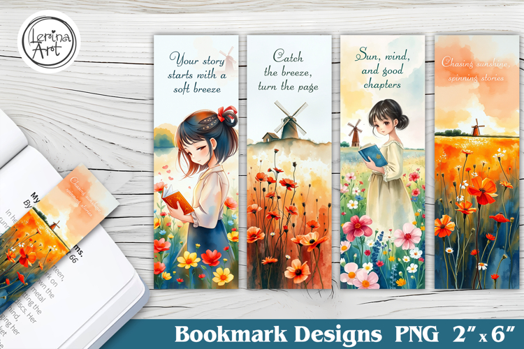 Summer Mills Printable Bookmark 4 PNG