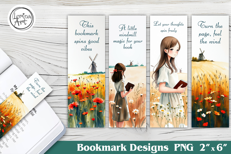 Summer Mills Printable Bookmark 4 PNG