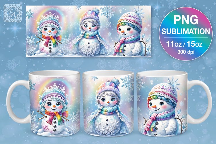 Cute Snowman Clipart Image 6
