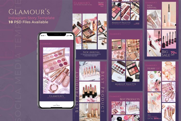 Glamour's - Instagram Story Template example image 1