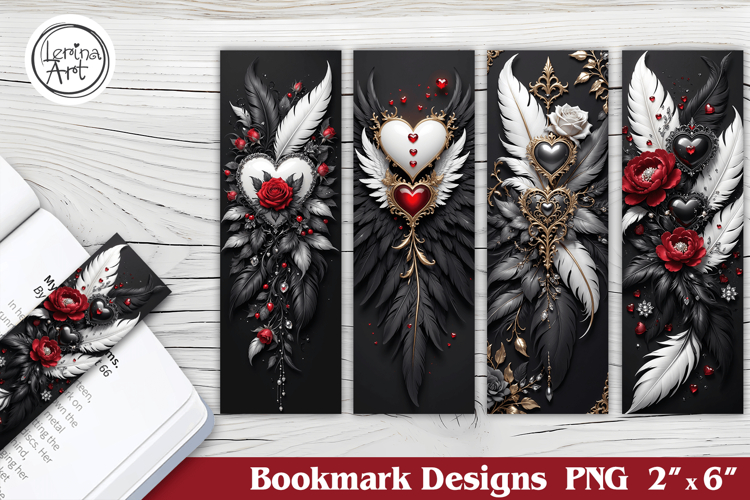 Valentine Printable Bookmark 4 PNG