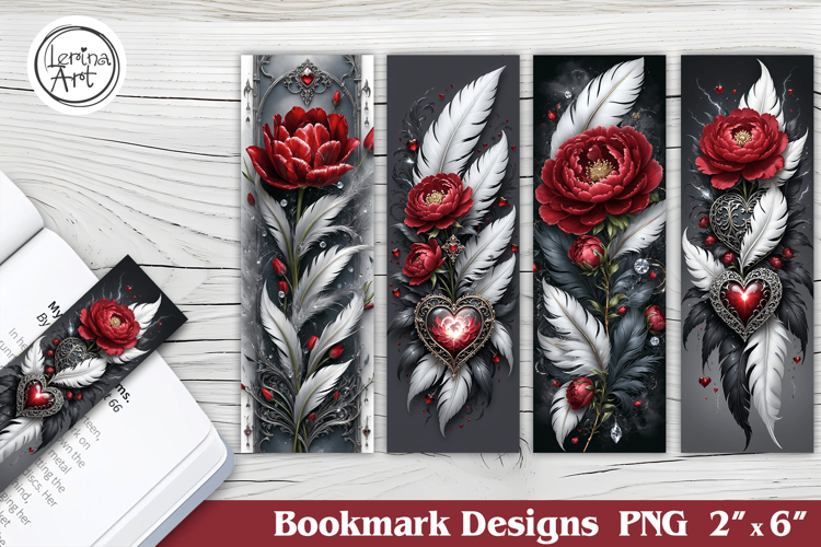 Valentine Printable Bookmark 4 PNG