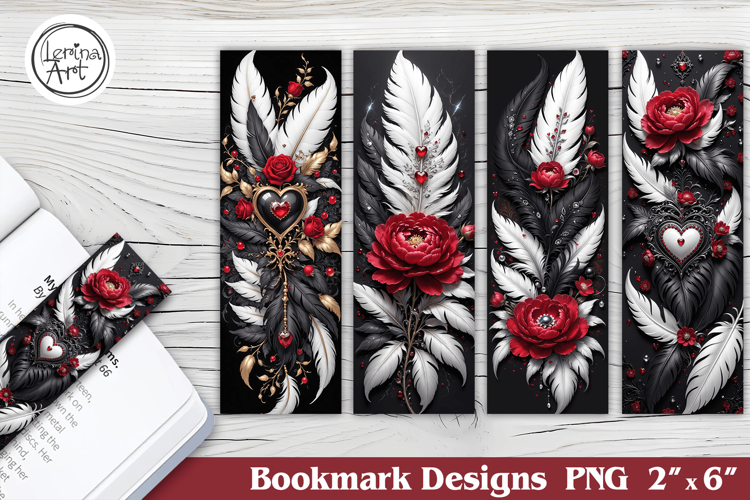 Valentine Printable Bookmark 4 PNG