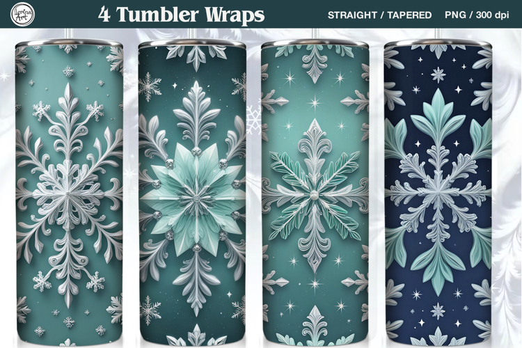 Christmas Seamless Tumbler Wrap 20 oz