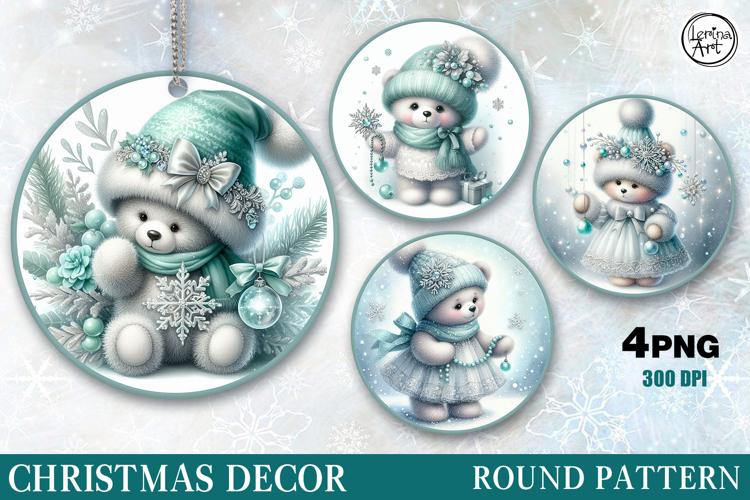 Christmas Decor | Cozy Teddy| PNG Sublimation