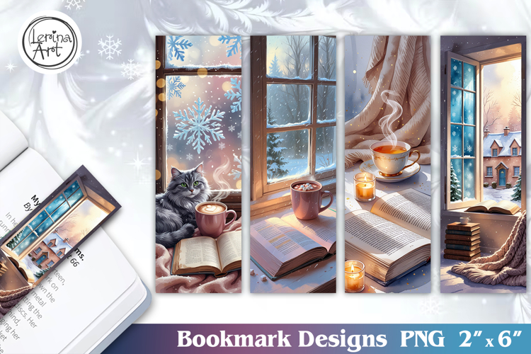 Cozy Christmas Printable Bookmark 4 PNG