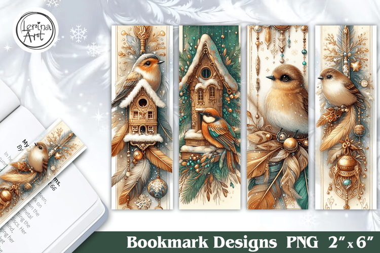 Printable Christmas Bookmark Image 12