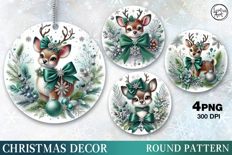 Christmas Decor | Cozy Deer | PNG Sublimation
