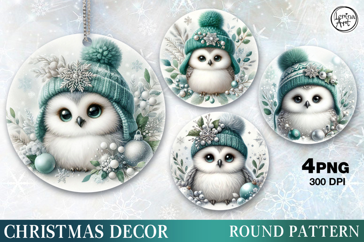 Christmas Decor | Cozy Bird | Cozy OWL| PNG Sublimation