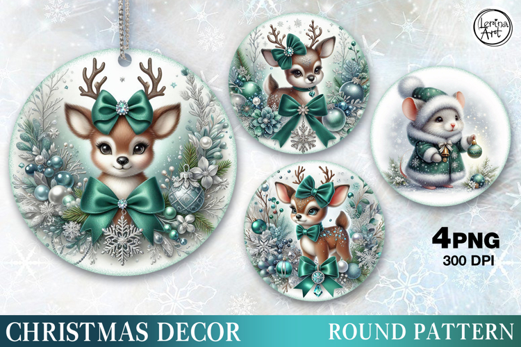 Christmas Decor | Cozy Deer | PNG Sublimation