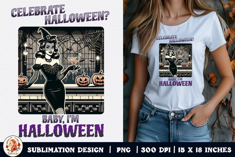 Halloween Witch Sublimation,Retro Halloween,Witch Sublimatio