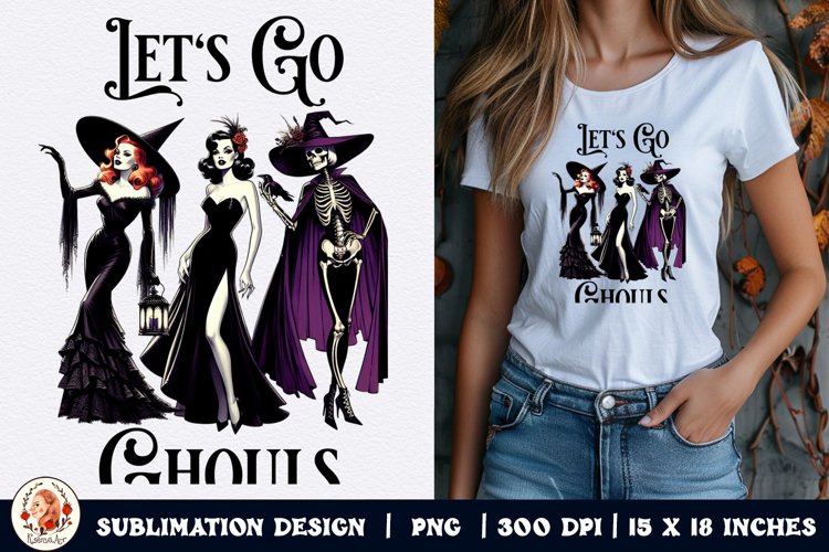 Halloween Witch Sublimation,Retro Halloween,Witch Sublimatio