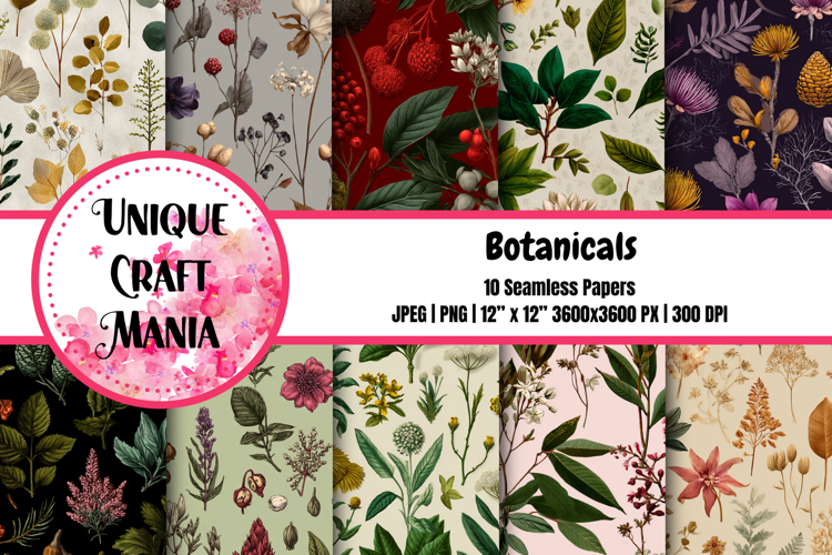 Botanicals Seamless Pattern