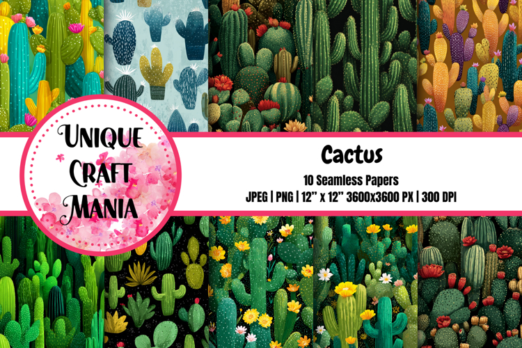 Mushroom Forest Seamless Pattern