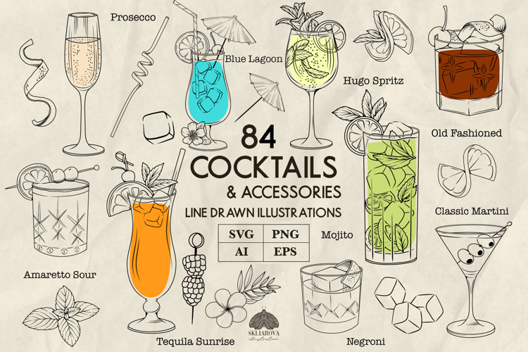Cocktail Svg Image 6