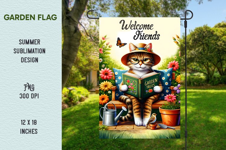 Tesori Di Caroline Bandiera Giardino Siamese Cat - Double Face, Resistente Alle Intemperie