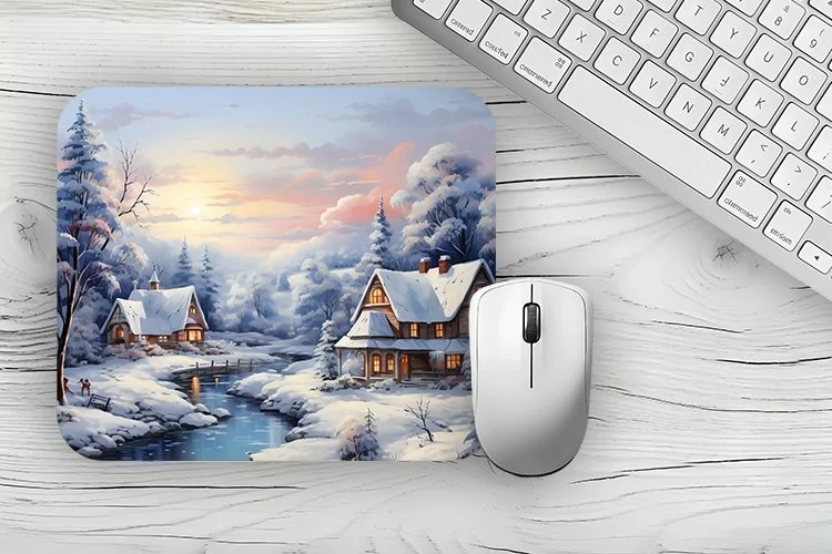 Christmas Mousepad PNG, Christmas Mousepad sublimation