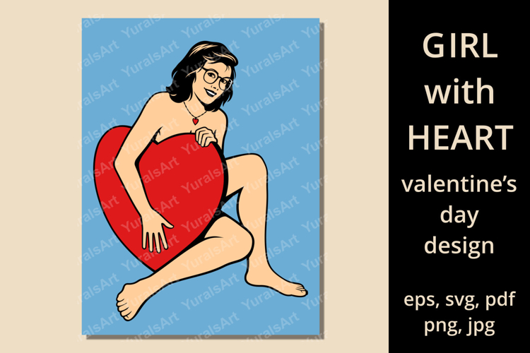 Sexy Girl with Heart