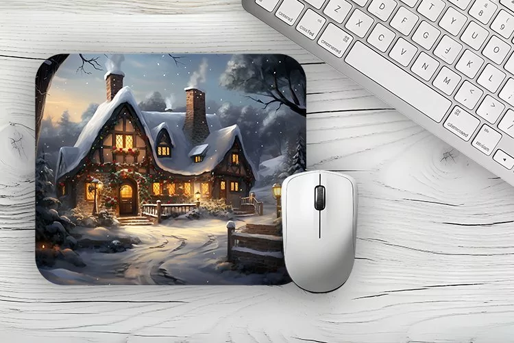 Christmas Mousepad PNG, Christmas Mousepad sublimation