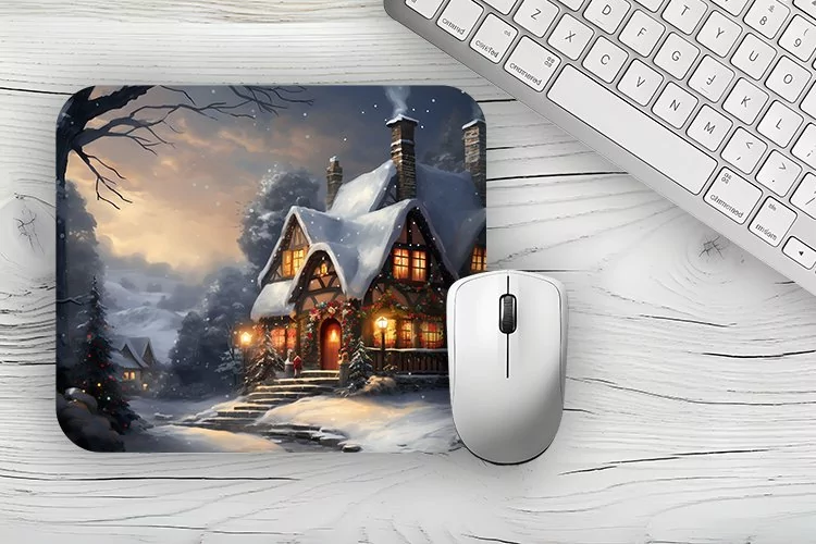 Christmas Mousepad PNG, Christmas Mousepad sublimation