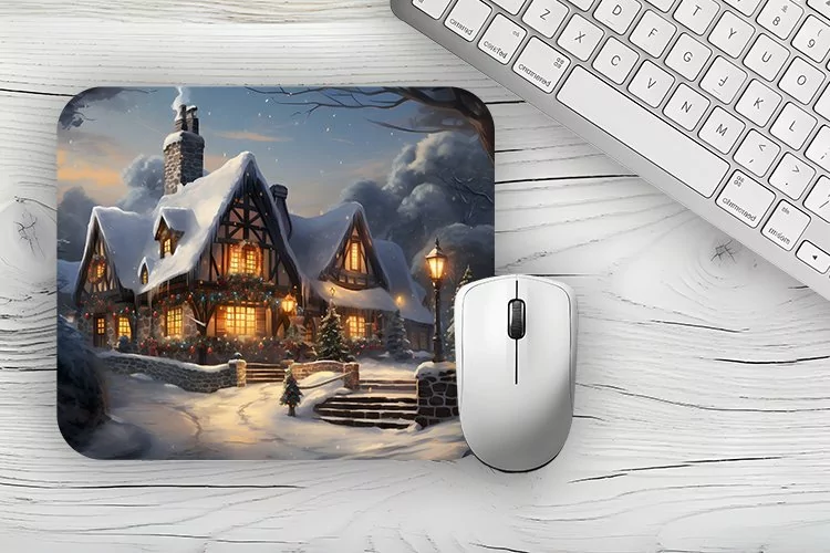 Christmas Mousepad PNG, Christmas Mousepad sublimation