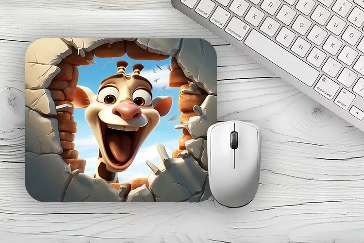 giraffe mouse pad, giraffe Mousepad sublimation
