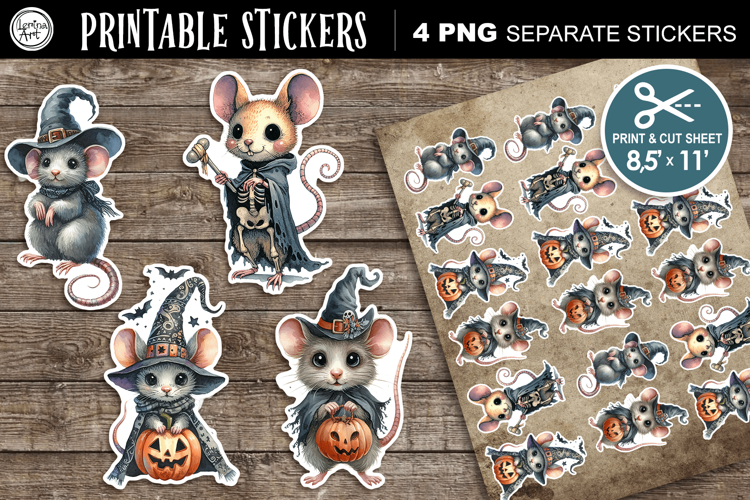 Halloween Stickers design PNG