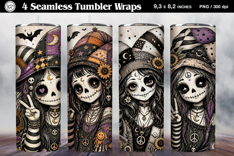 Halloween Sublimation Tumbler Designs Image 2