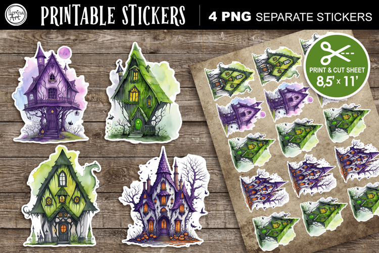 Halloween Stickers design PNG