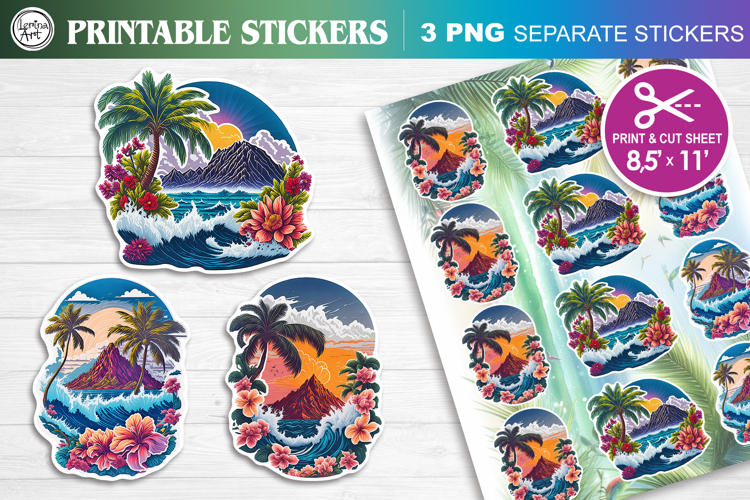 Flower Sticker Png Image 8