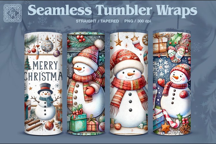 Christmas Tumbler Wrap Image 13