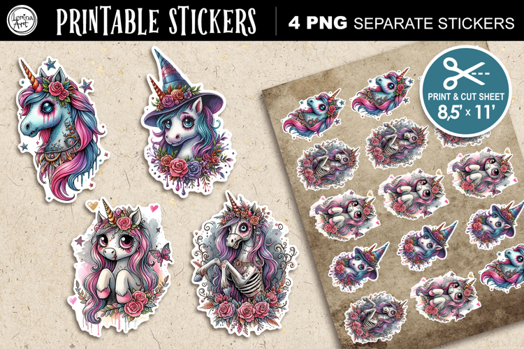 Halloween Stickers design PNG