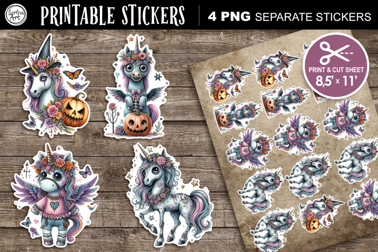 Halloween Stickers design PNG