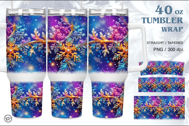 Cristmas Tumbler Sublimation, 40 oz Tumbler Wrap