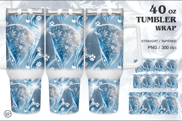 Cristmas Tumbler Sublimation, 40 oz Tumbler Wrap