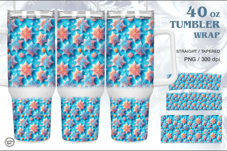 Cristmas Tumbler Sublimation, 40 oz Tumbler Wrap