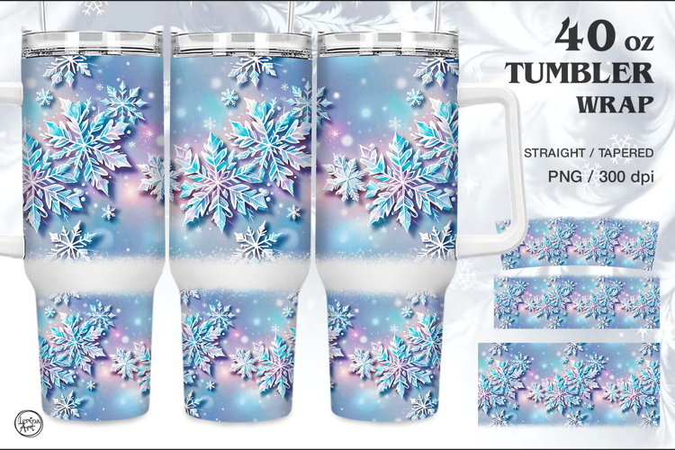 Cristmas Tumbler Sublimation, 40 oz Tumbler Wrap