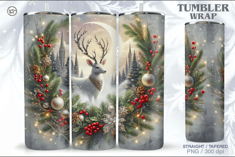 Christmas Tumbler Wrap 20 oz