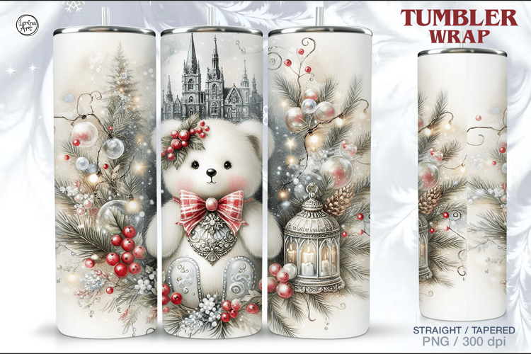 Christmas Tumbler Wrap 20 oz