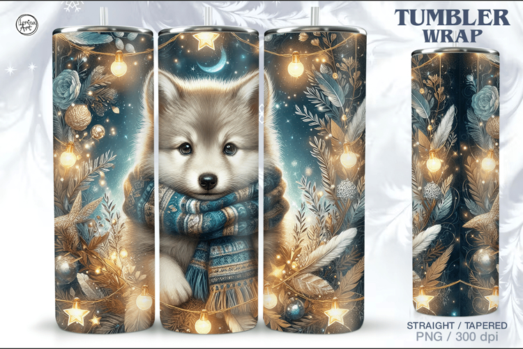 Christmas Tumbler Wrap 20 oz