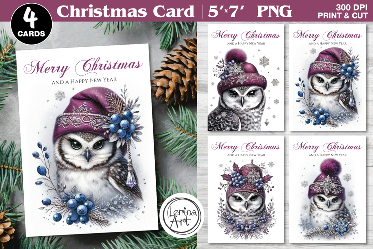 Merry Christmas Card. Printable cards