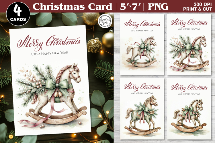 Merry Christmas Card. Printable cards