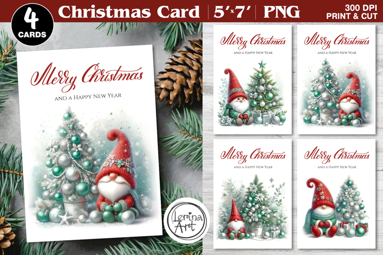 Merry Christmas Card. Printable cards