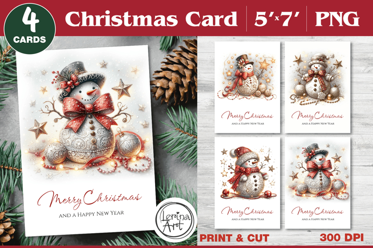 Merry Christmas Card. Printable card