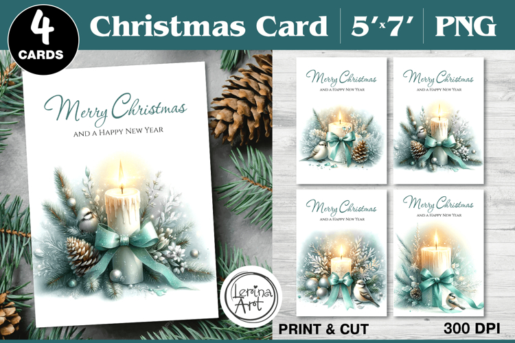 Merry Christmas Card. Printable cards