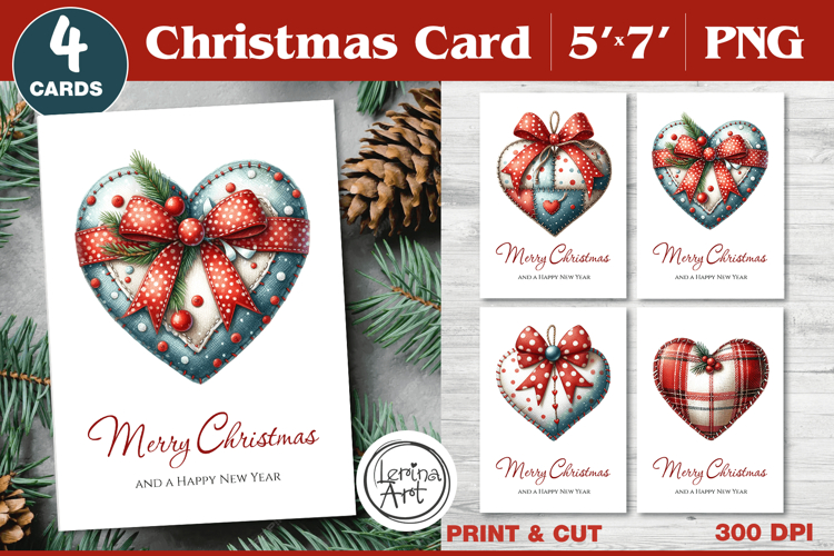 Merry Christmas Card. Printable cards