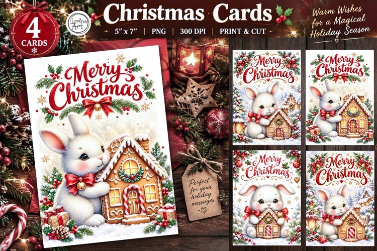 Merry Christmas Card. Printable cards